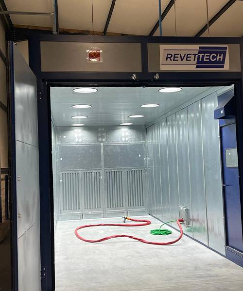 cabine de metallisation
